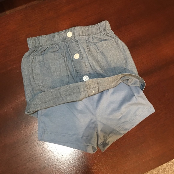 Carter’s 2-pc chambray skirt and bike shorts 4T - Picture 3 of 3